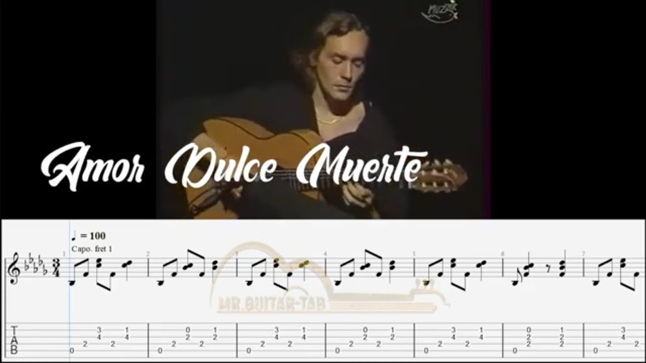 Vicente_Amigo-[Amor Dulce Muerte]guitar tab tutorial