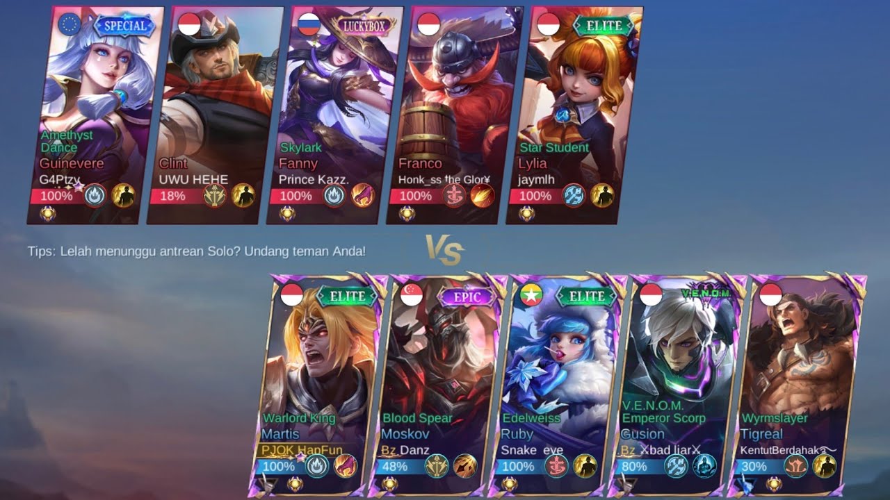 SKILL DUANYA IMUN CC.. APALAGI LAWAN FANNY.. (MARTIS HYPER) 🔥🔥🔥