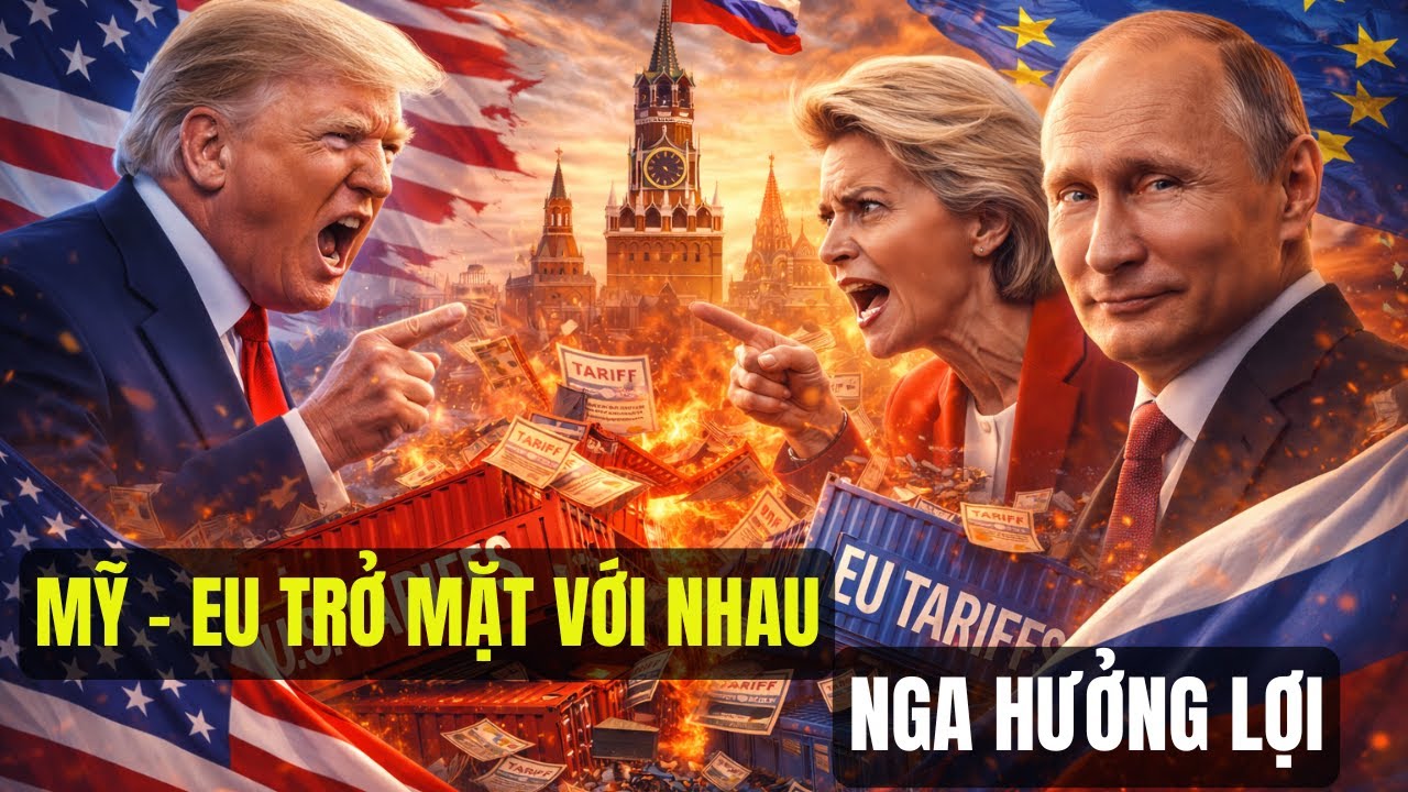 Mỹ Và Eu Trở Mặt Với Nhau – Cuộc Chiến Thuế Quan Mỹ Châu Âu Bùng Nổ Nga Đắc Lợi