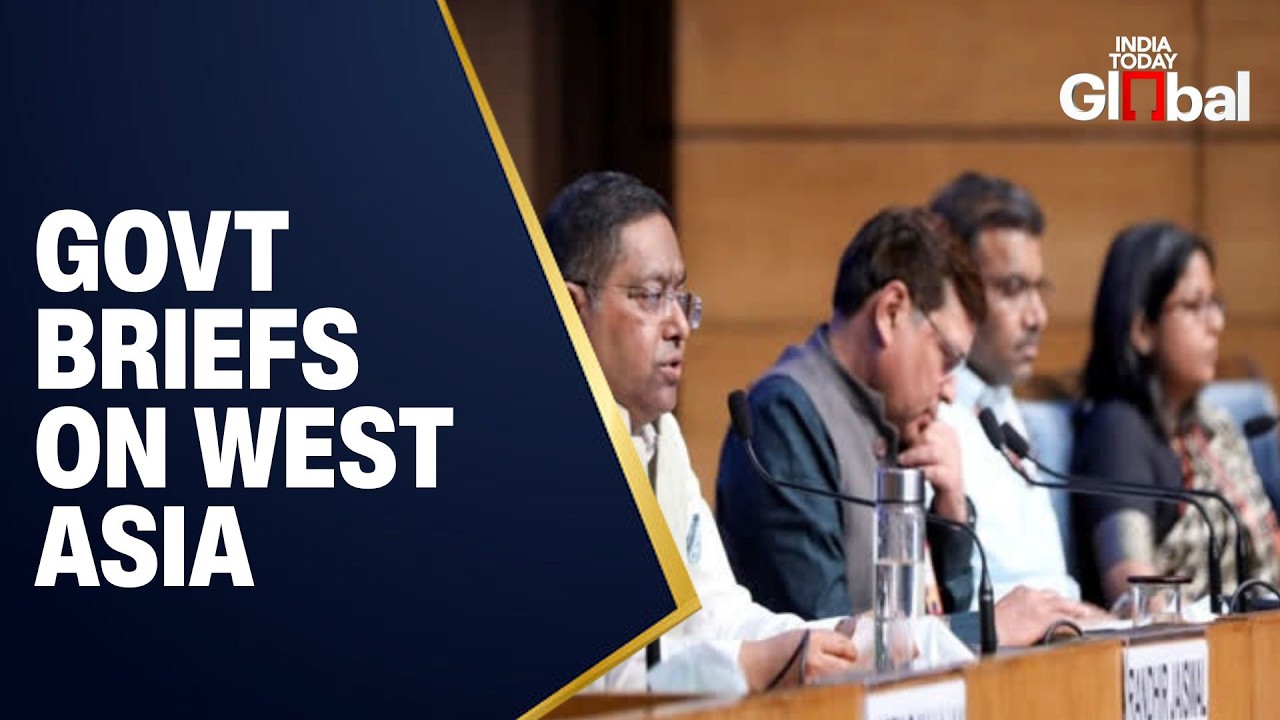 WATCH LIVE: Government Briefs Media On West Asia Crisis, Iran Conflict And India's Response