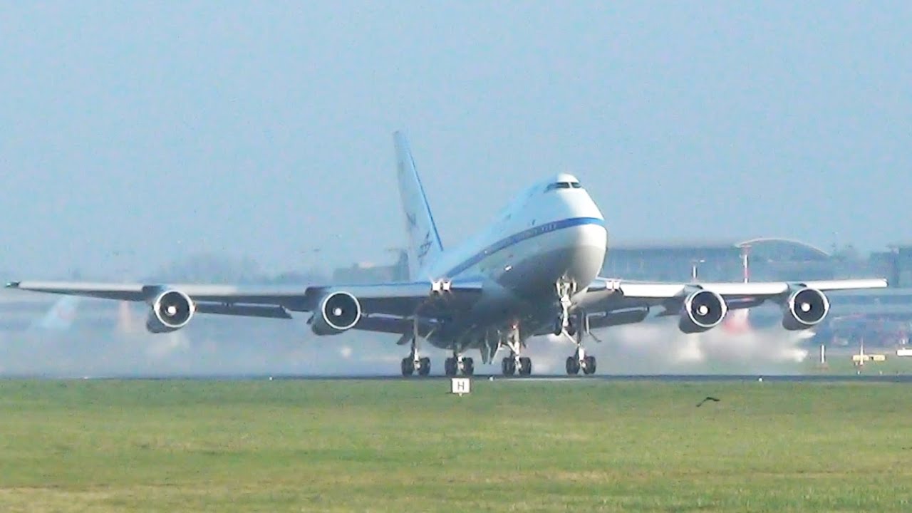 ✈ NASA | DLR | SOFIA | Boeing 747SP | Takeoff @ Hamburg Airport