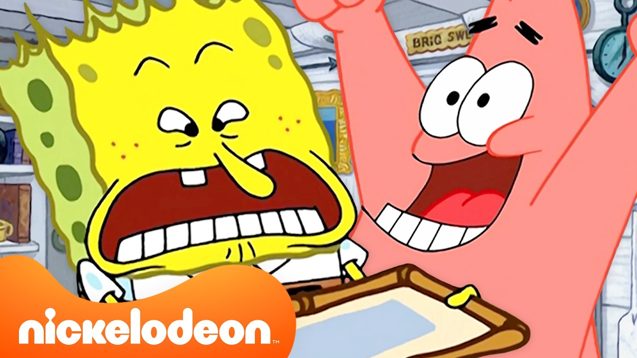 SpongeBob & Patrick Ruin Mr. Krabs&rsquo; House! 🎨 | SpongeBob Squarepants | Nickelodeon UK