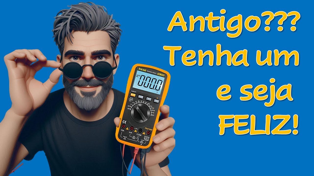 Multímetro HM2090 - Sim, velho, mas ainda um dos melhores