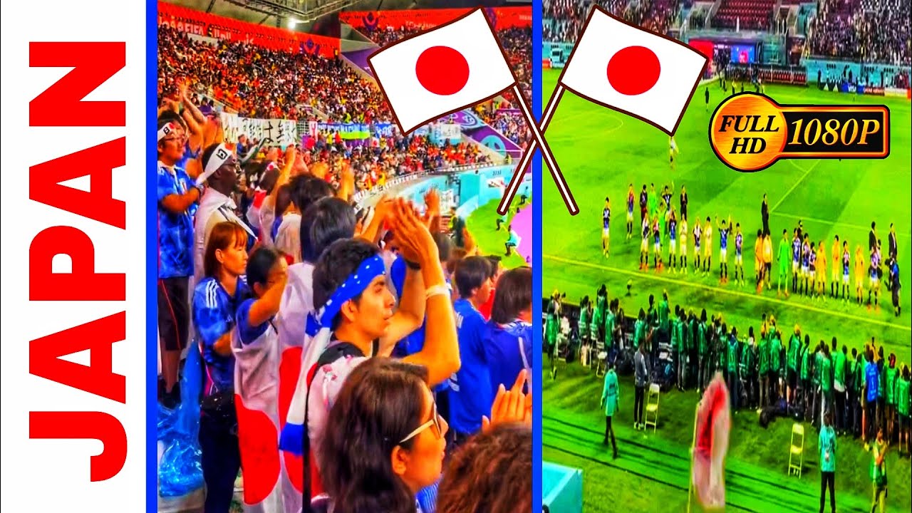 ATMOSPHERE JAPAN 🇯🇵 FANS &bull; Dramatic Moments go to next Fase knockout | Japan vs Spain 2-1 | 2022