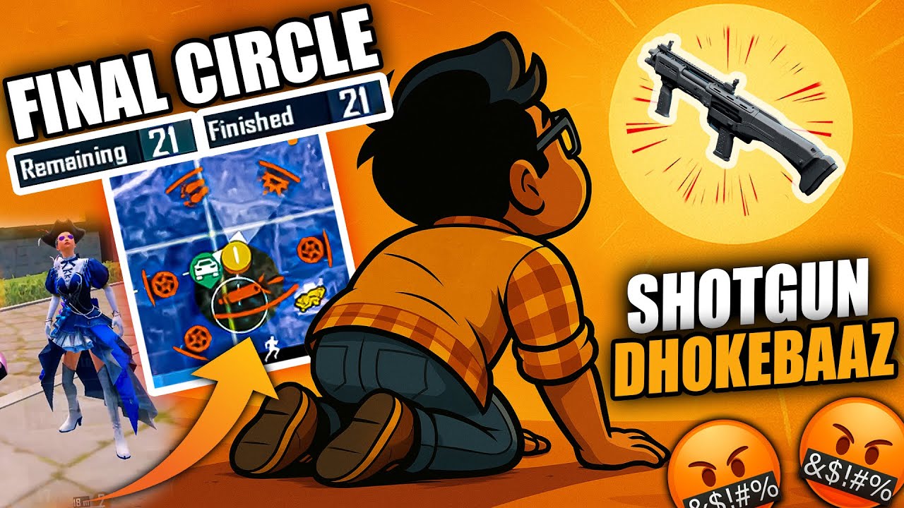Shotgun Always Betrays Me in BGMI 😡 | Clutch Fight in End Zone Circle | FarOFF