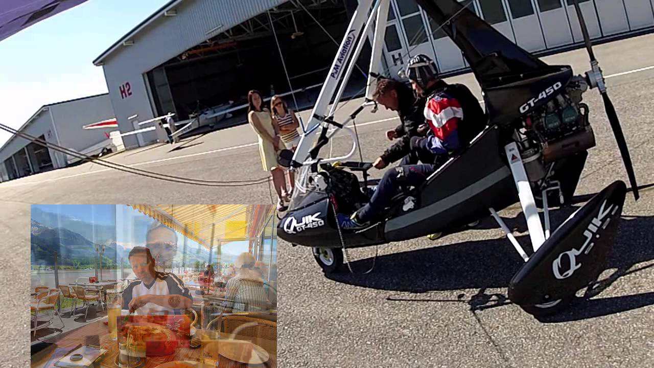 Quik GT450 Trikeflug Großglockner mit Fallschirmabsprung Absprung