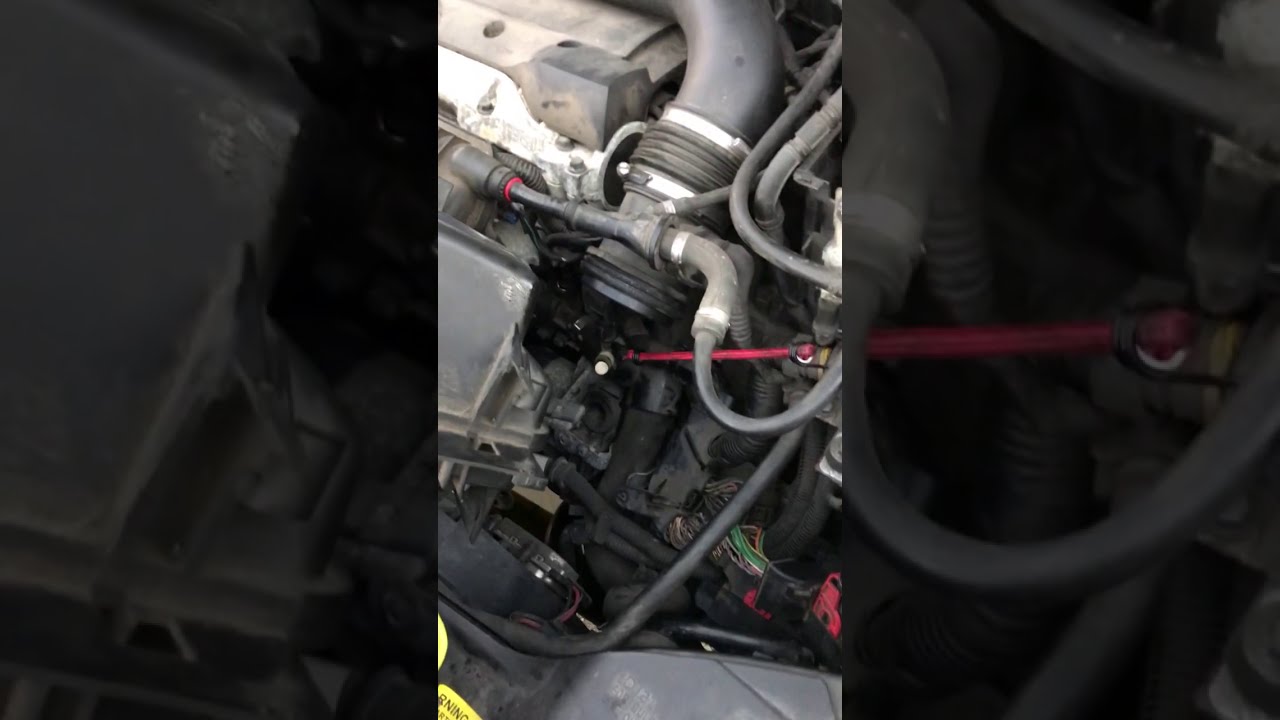 2006 Volvo S40 T5 Coolant Temperature Sensor and Thermostat Replacement (Fix code P0128)