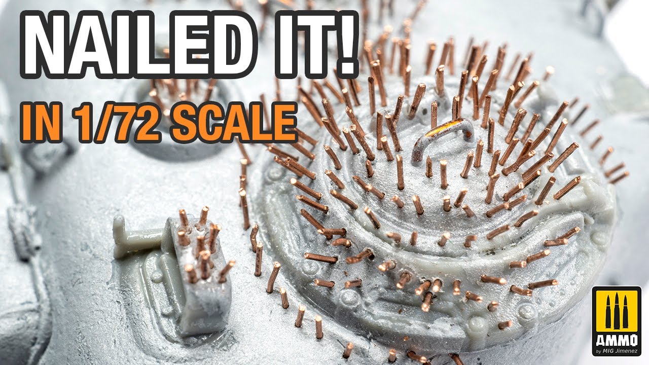How to add nails armor on USMC Shermans in 1/72 scale