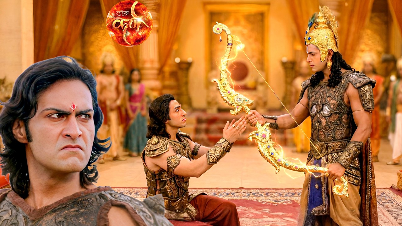 युधिष्ठर के बेटे को मिला वासुदेव का दिव्य अस्त्र देखकर अर्जुन को हुई जलन || Suryaputra karn