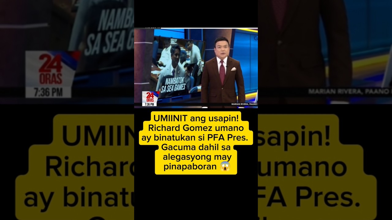 “Richard Gomez BINATUKAN si Gacuma?! May PINAPABURAN umano! 😱”
