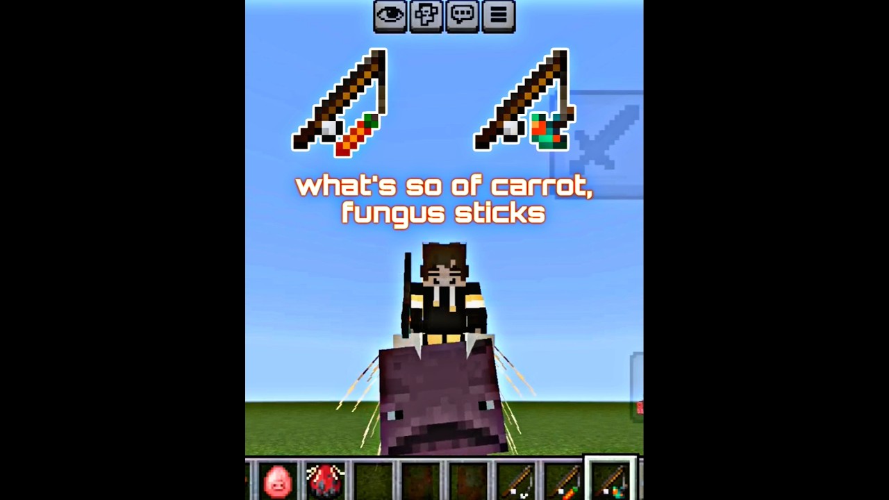 What's the use of these two sticks? in Minecraft full explanation in tamil 