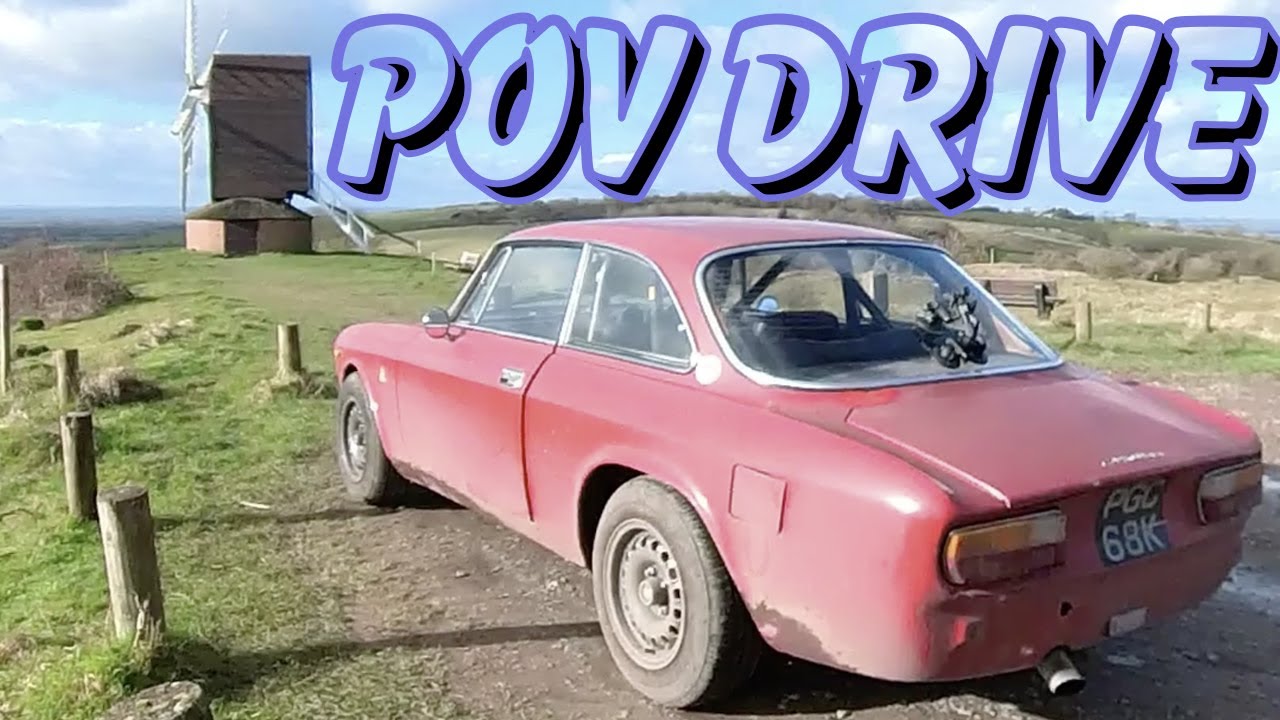 ALFA ROMEO 1300 / 1600 GT Junior 10 Minute Point Of View Drive *POV Drive* 105 Series Giulia GT