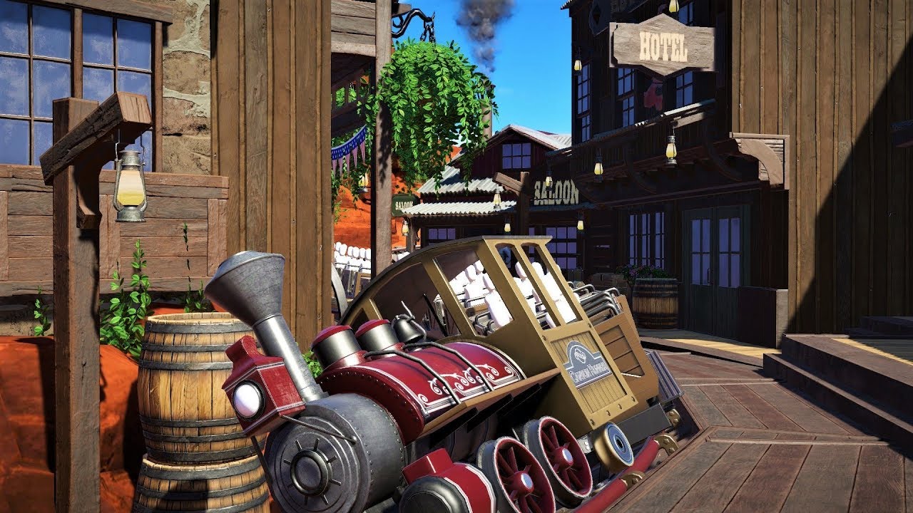 Planet Coaster - Shift's Western Canyon Fall Coaster - POV