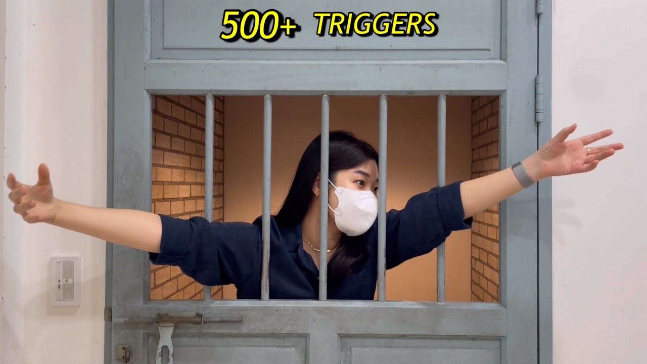 ASMR 500+ TRIGGERS 😽 Public in multiple locations 💡 (Tapping , Scratching , Tracing)