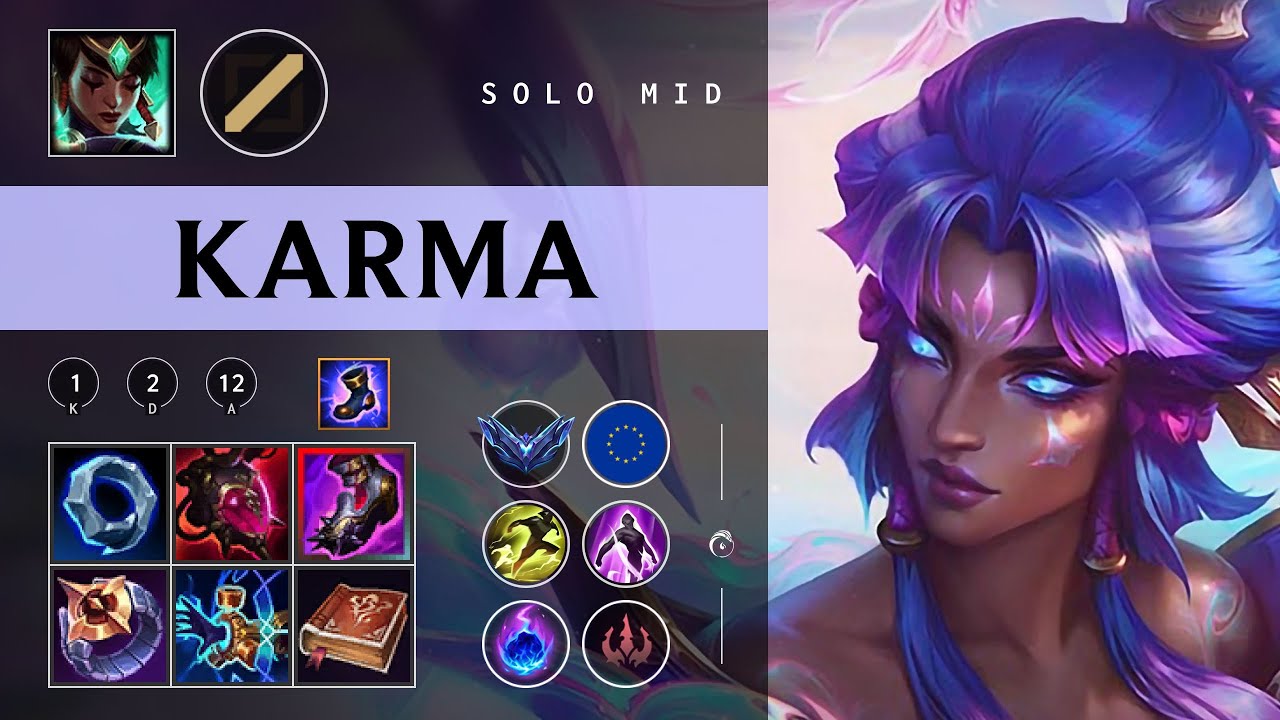 Karma Mid vs Mel - EUW Diamond Patch 26.01