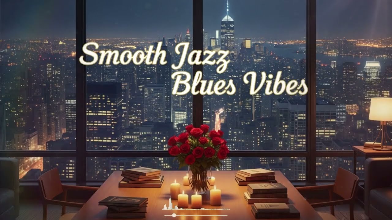 Deep Sleep Music⁠ Smooth Jazz Blues Vintage Piano Ambience
