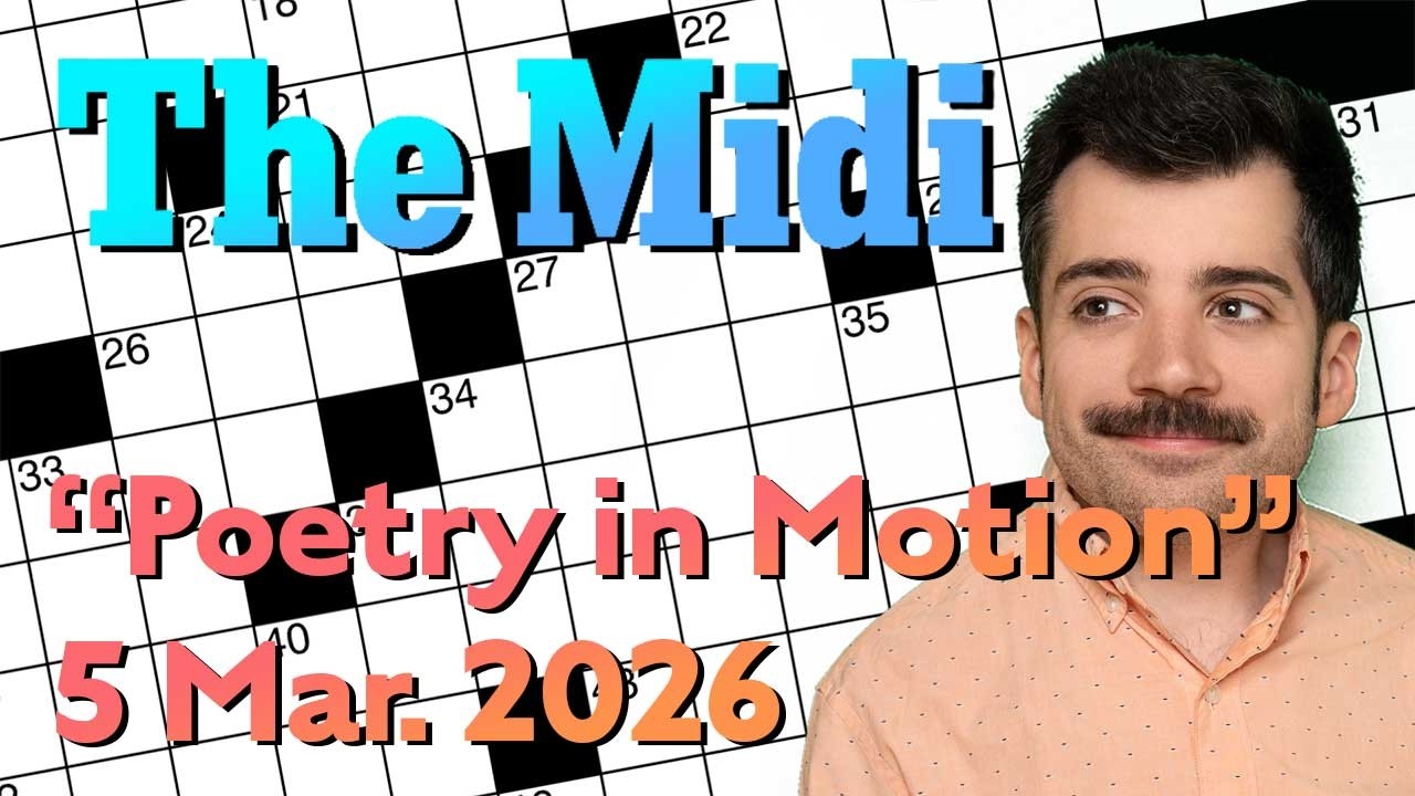 Monday: NYT Midi - 5 March 2026 New York Times Crossword