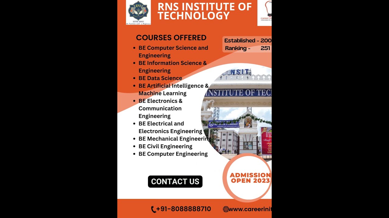 RNS Institute Of Technology || RNSIT Bangalore || rnsit bangalore || rnsit || rnsit admission 2022