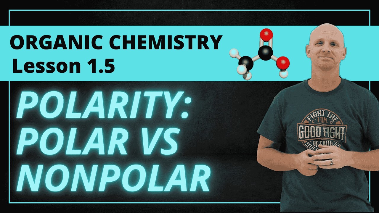 Polarity | Polar vs Nonpolar | 1.5 Organic Chemistry