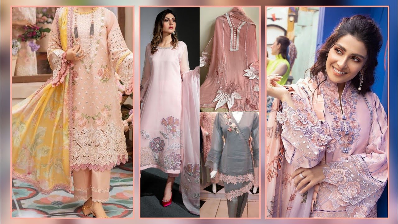 Most  trending  /stylish/ graceful/ cutwork designs. most beautiful cutwork designer dresses 2023
