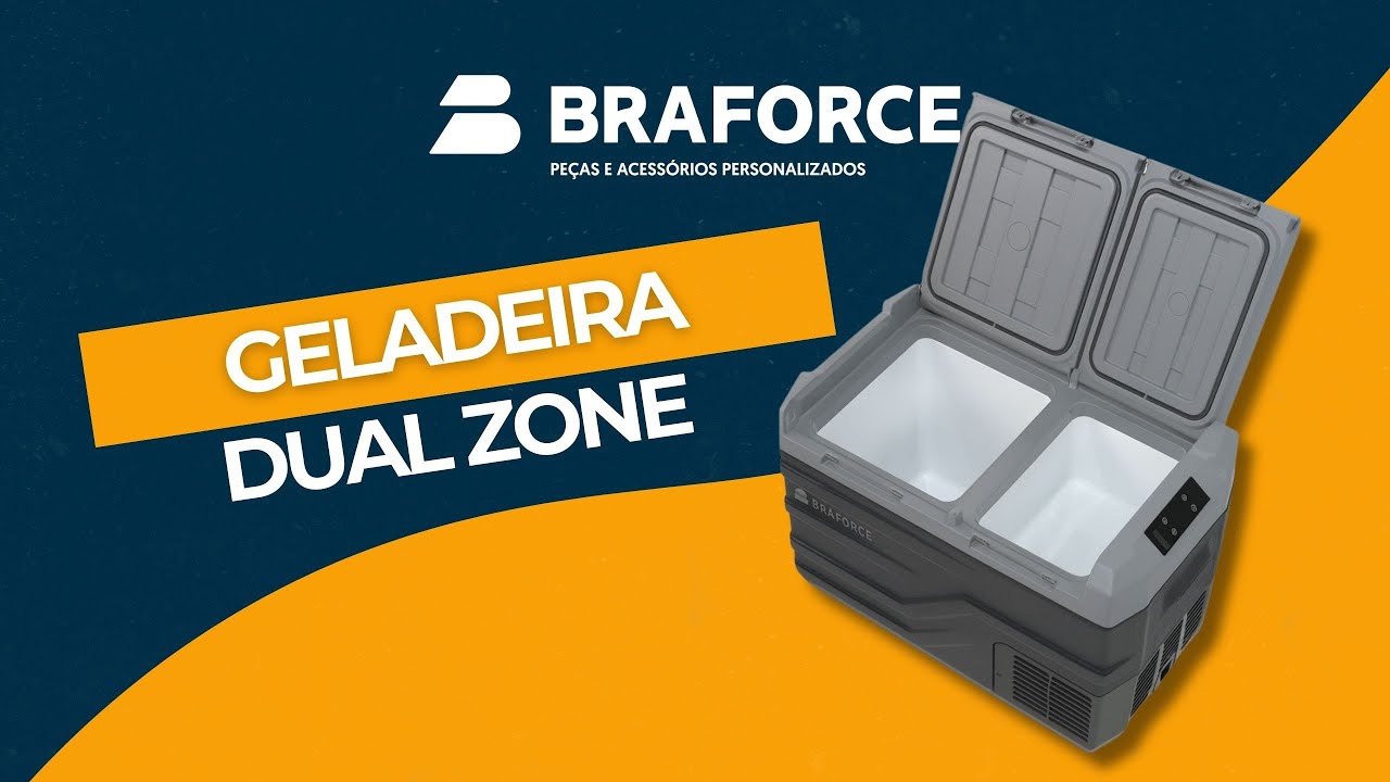 Como ajustar a temperatura das geladeiras Dual Zone Braforce