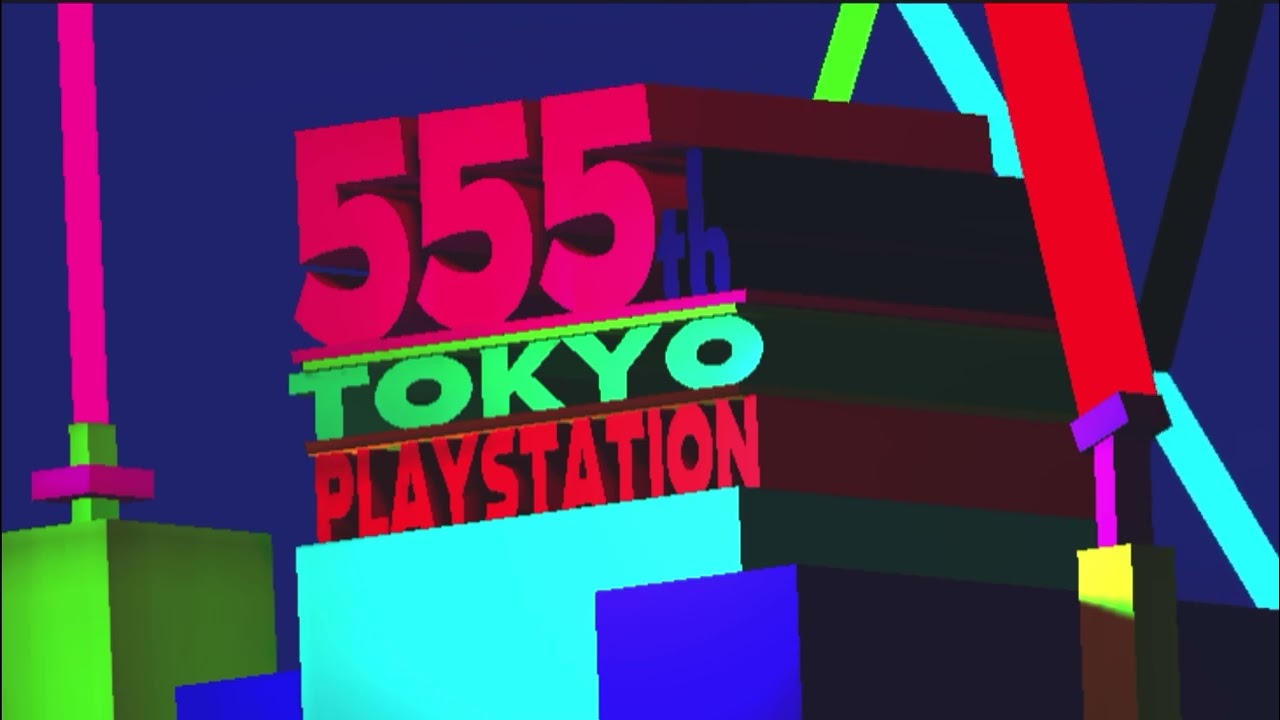 555th Tokyo Playstation Logo (Rainbow Version 1956)