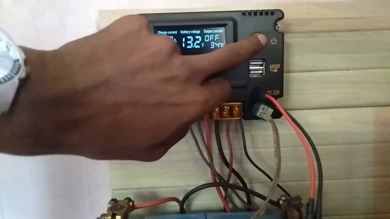 Mogideal 20A CMG lcd solar charge controller working mode