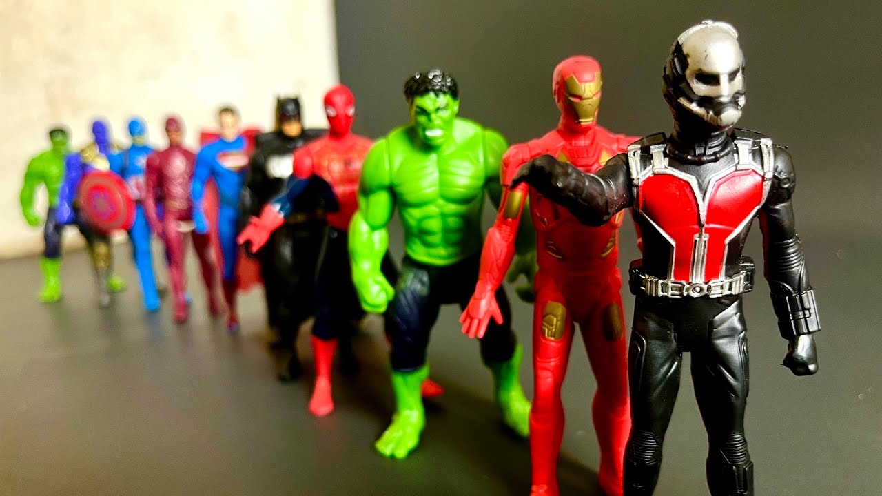 Marvel's Spider-Man Series Unboxing,Spider-Man action dolls, Glowing Spider-Man electric toy gun