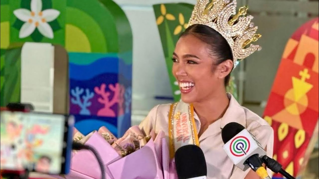 Maria Gigante returns home after winning Miss Universal Woman in Cambodia