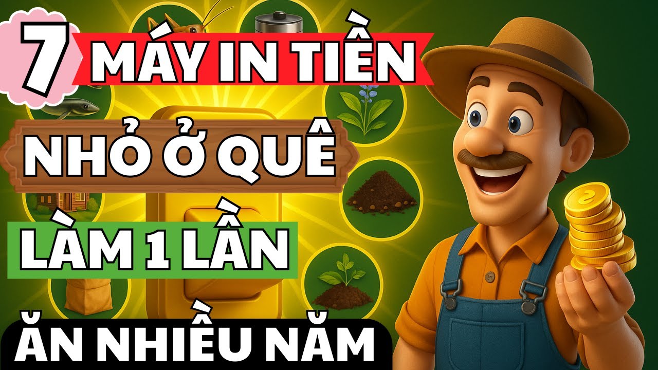 7 Máy In Tiền Nhỏ Ở Quê – Làm Một Lần Ăn Nhiều Năm | Chạm Đến Thành Công