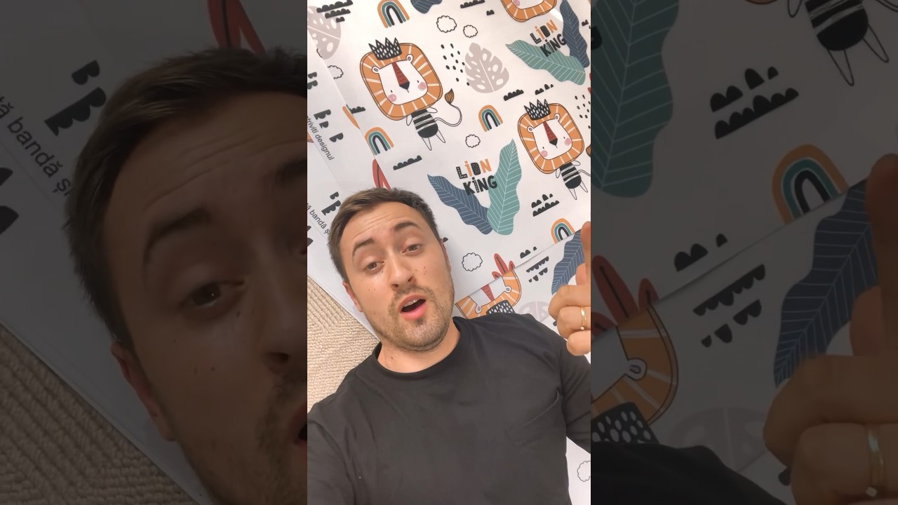 Tapet autoadeziv impermeabil pentru camera copiiilor 👨&zwj;👩&zwj;👧&zwj;👦