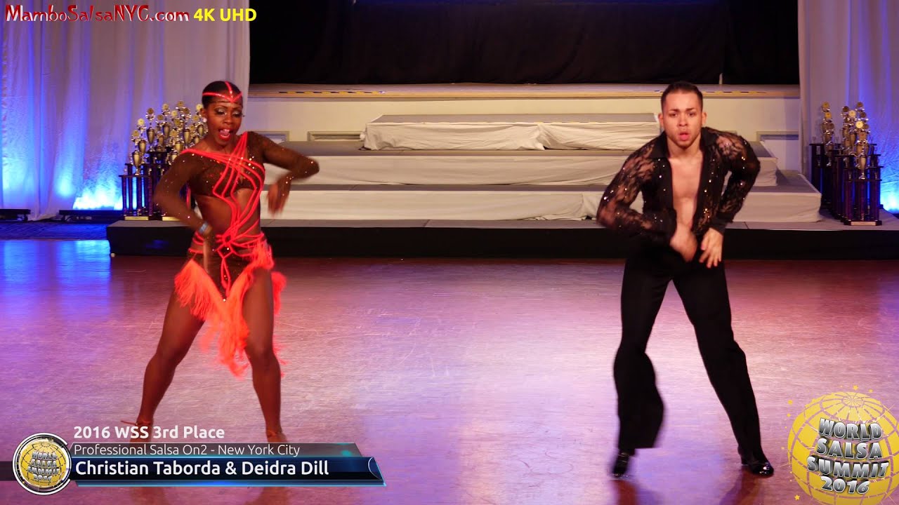 WSS16 Professional Salsa On2 3rd Place Christian Taborda & Deidra Dill