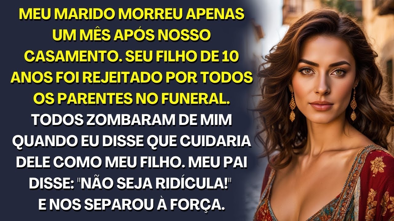 Marido morreu um mês após o novo casamento  No funeral, seu filho de 10 anos foi rejeitado por tod