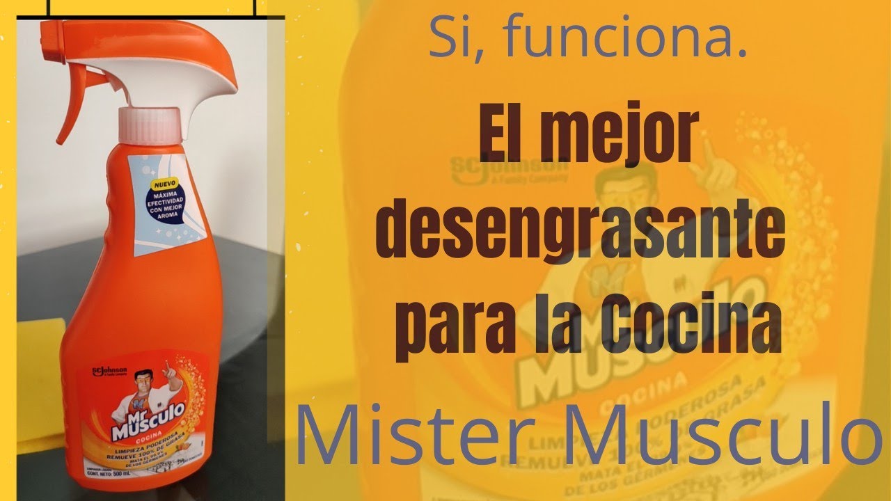 🛑😱Cómo UTILIZAR Mister Musculo COCINA 📢/ #desengrasante