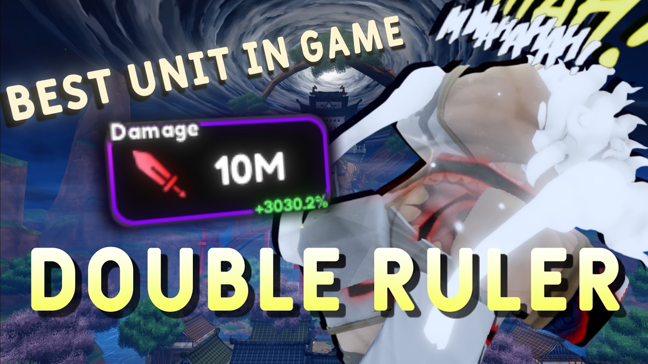 0.0005% DOUBLE RULER Luffy Showcase | ЛУЧШИЙ ЮНИТ в Universal Tower Defense X