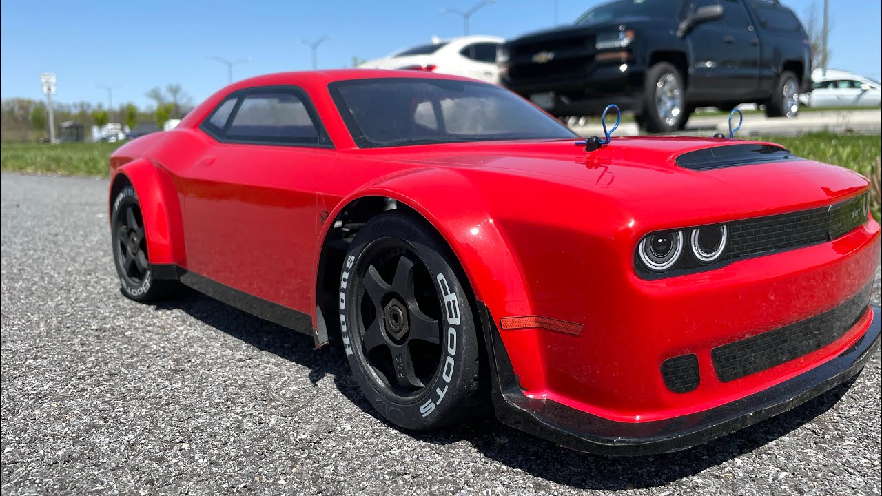 KYOSHO INFERNO GT2 RACE SPEC Dodge Challenger SRT Demon  LAST RUN BEFORE TUNE #KYOSHO #INFERNOGT2