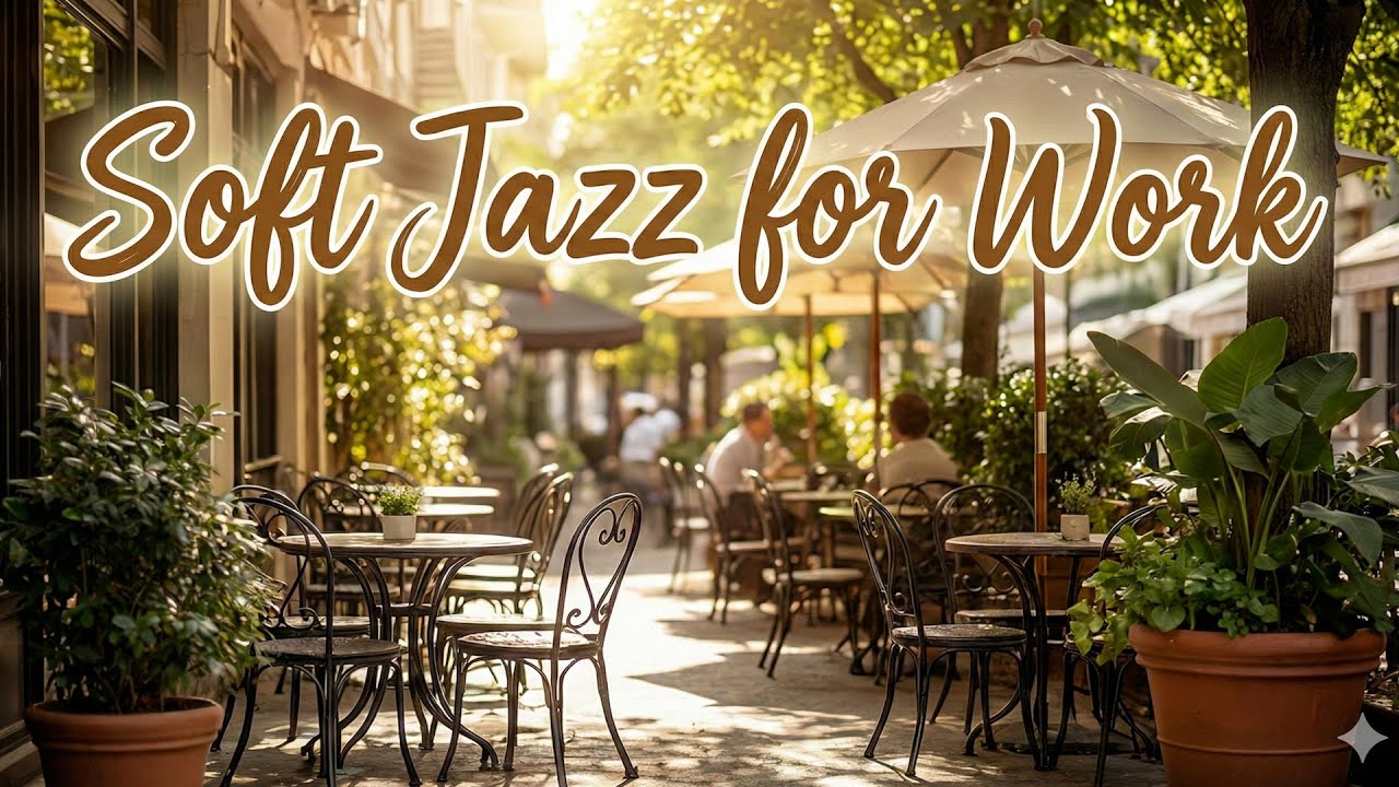 Soft Jazz For Work | Cozy Cafe Jazz for Study, Focus & Relaxing Background Music