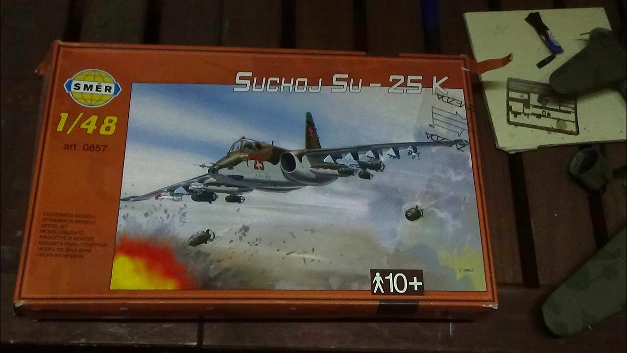 Inbox Review of 1/48 Scale SU-25K Frogfoot Model Kit from SMER