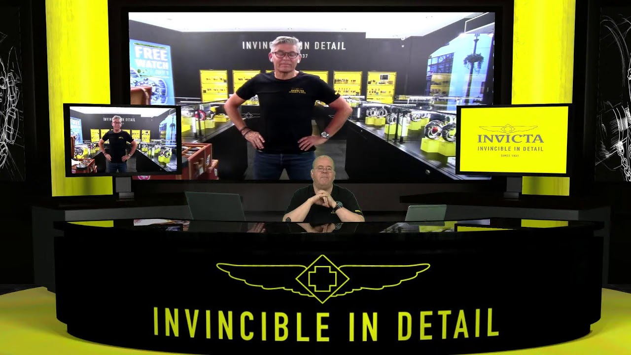 Live Shopping LET'S TALK INVICTA in English with CEO Wim van Buul of Invicta Watch Europe 30-08-2021