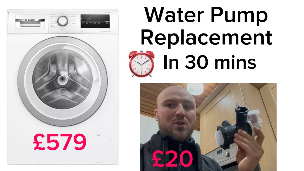 Bosh series 4 washing machine PUMP REPLACEMENT 