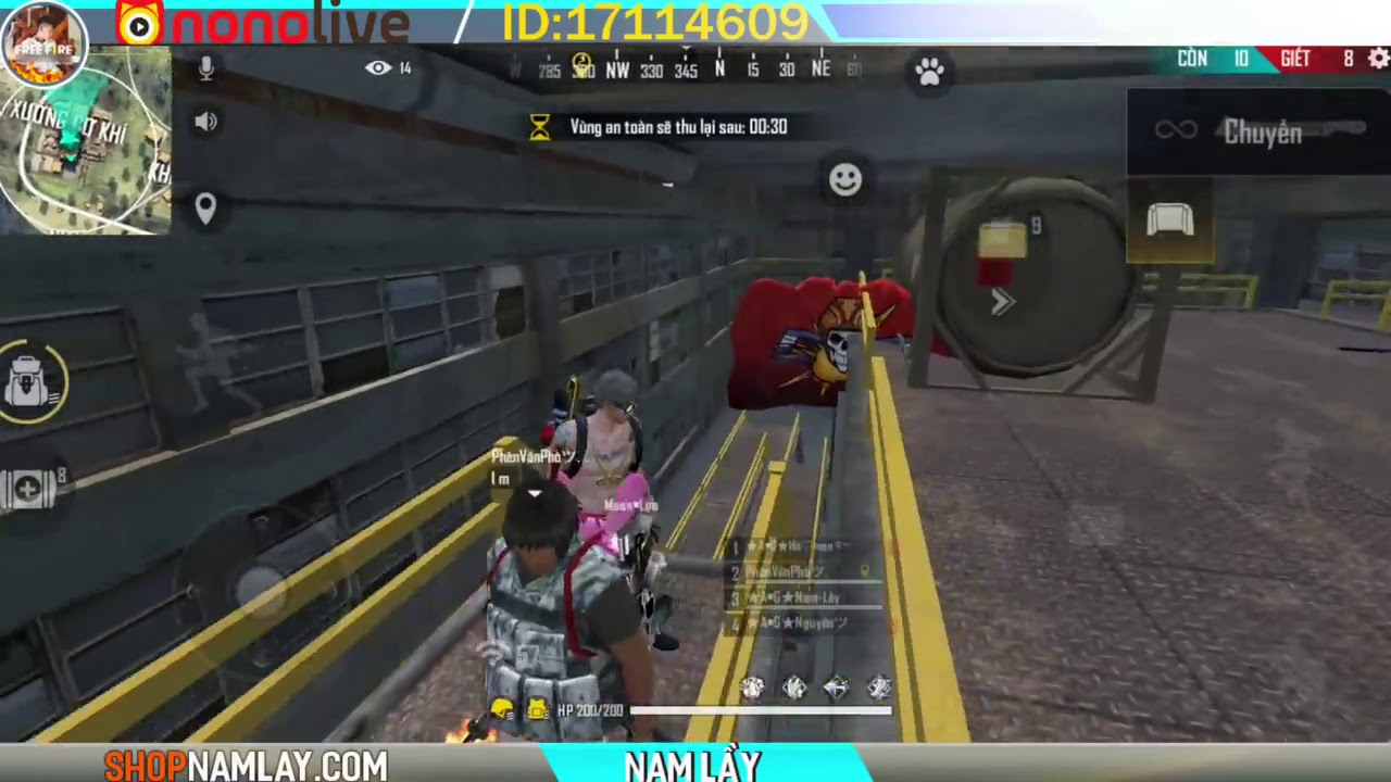 (FREEFIRE) C&ugrave;ng Anh Ford Leo L&ecirc;n N&oacute;c Xưởng , Anh Ford L&agrave; &Ocirc;ng Thần Mua Bo