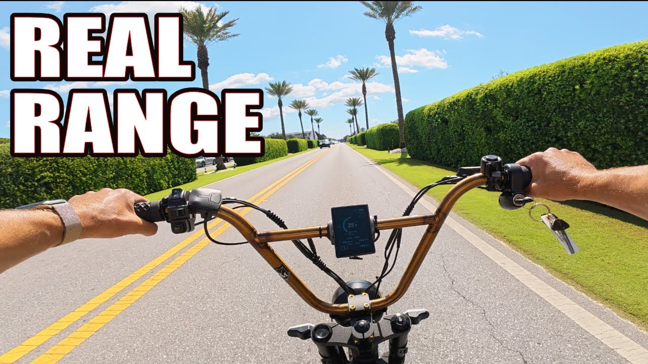 REAL MINI GOAT EBIKE RANGE TEST | 72v Electric Bike with Shocking Results