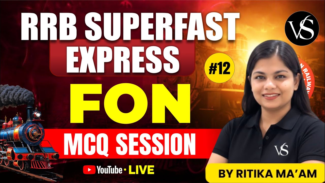 #12 RRB STAFF NURSE LIVE FON MCQ SERIES | RRB SUPERFAST EXPRESS | BY RITIKA MAM