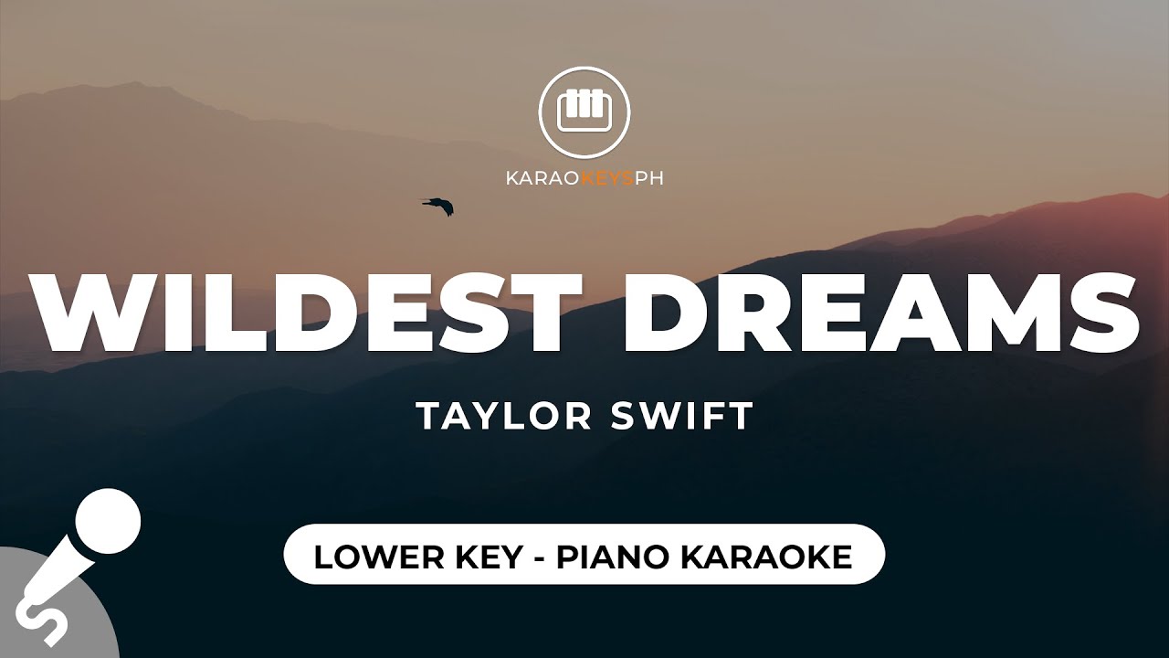 Wildest Dreams - Taylor Swift (Lower Key - Piano Karaoke)