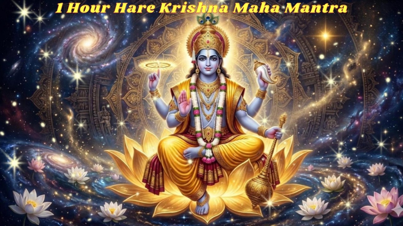 Hare Krishna Maha Mantra | 1 Hour Non Stop | Remove Negative Energy & Find Inner Peace