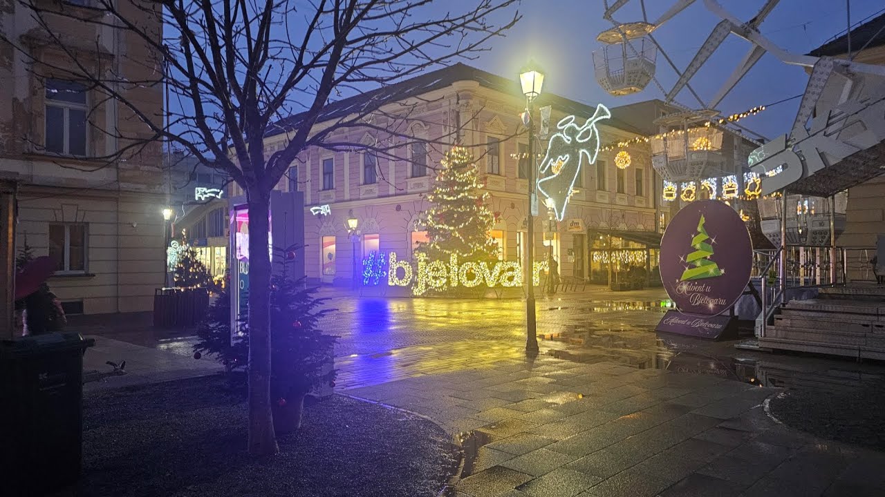 Bjelovar Croatia Walking Tour 4k