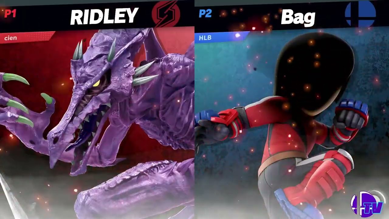 Shark Tank # 186  Losers Round 2 - Cien (Ridley) Vs. HLB (Mii Brawler) - SSBU Tournament