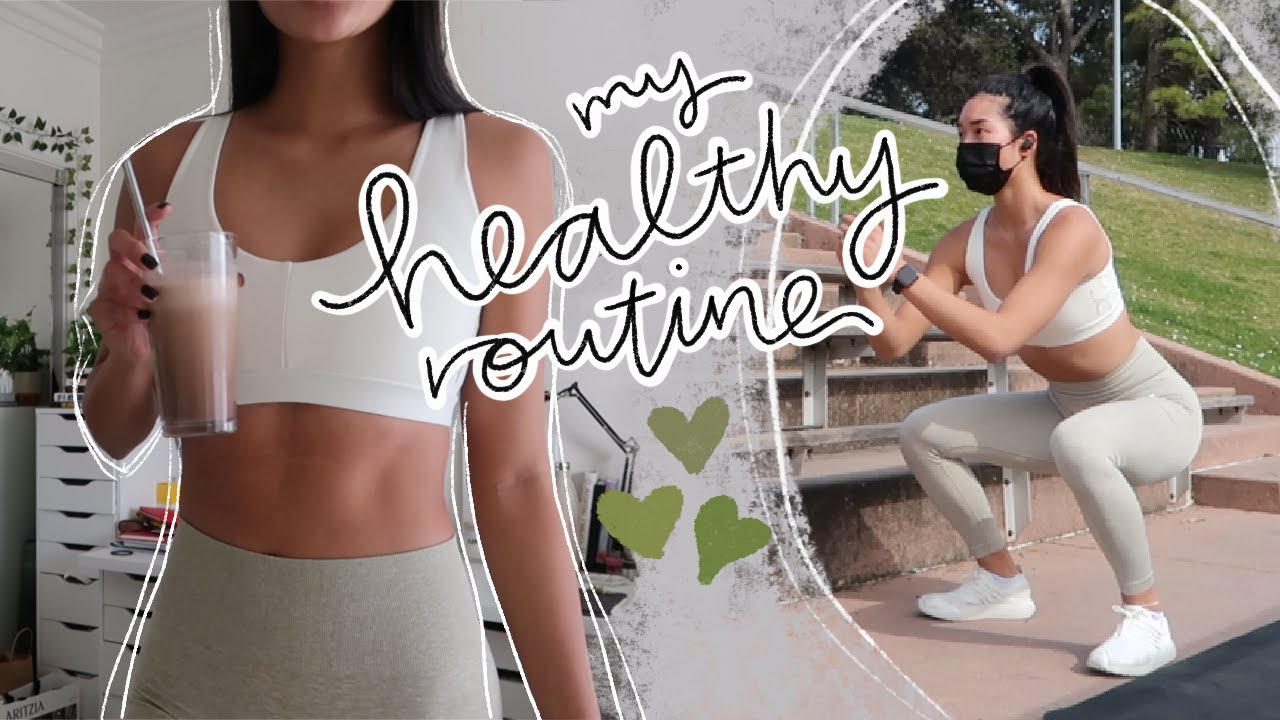MY HEALTHY ROUTINE | Full Body Workout, Positive Mindsets, & Food for Thought 🌿