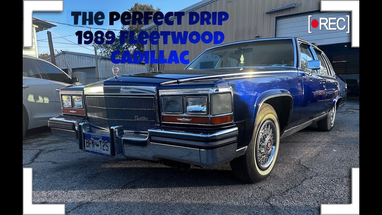 THE PERFECT DRIP WORKS AND PAINT A (1989 FLEETWOOD CADILLAC) MUST WATCH***