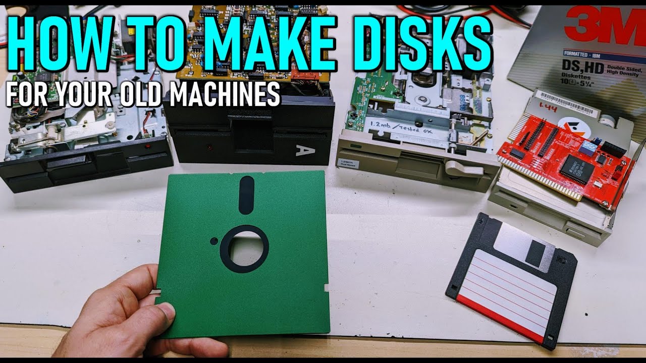 How to image and create disks for retro computers